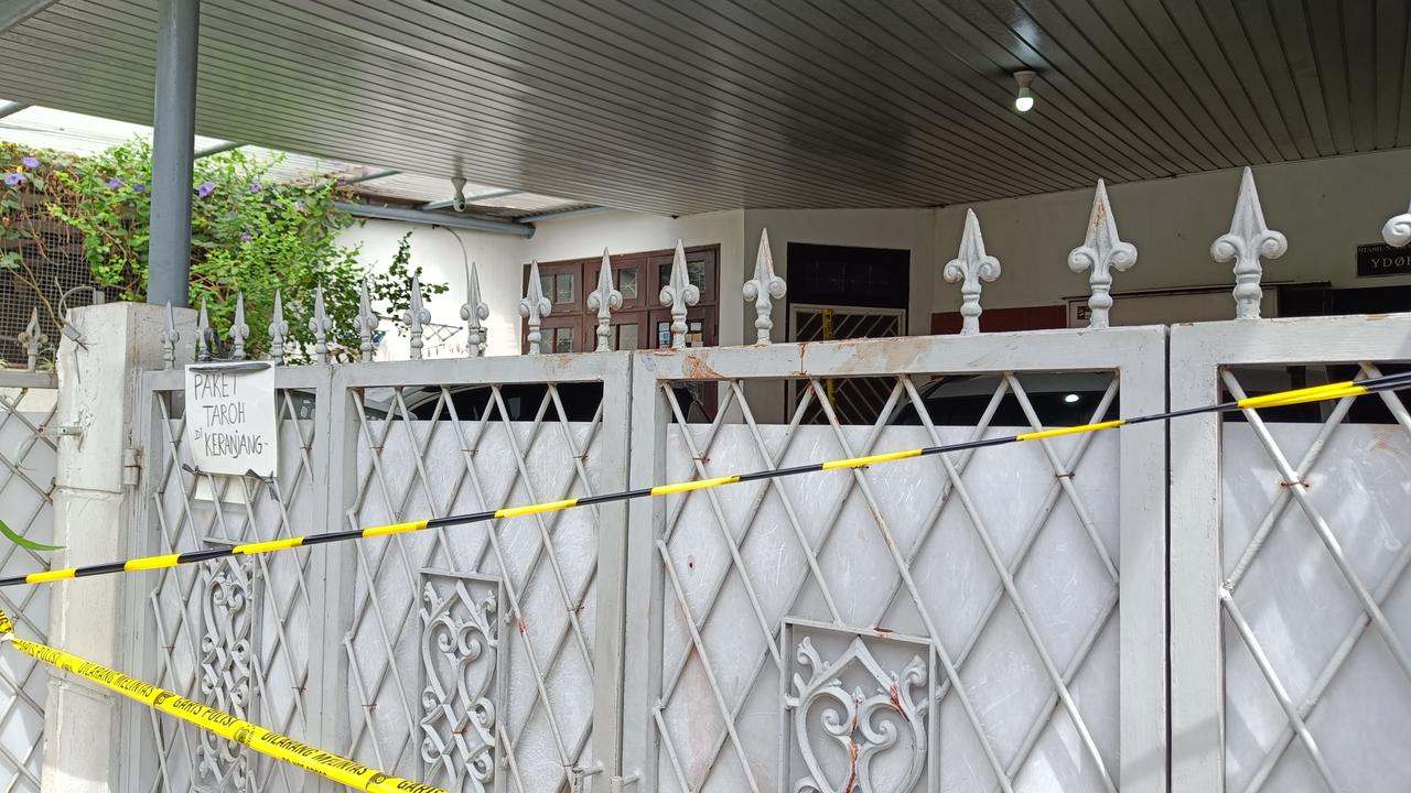 Lokasi rumah pembunuhan di  Lebak Bulus, Kecamatan Cilandak, Jakarta Selatan.