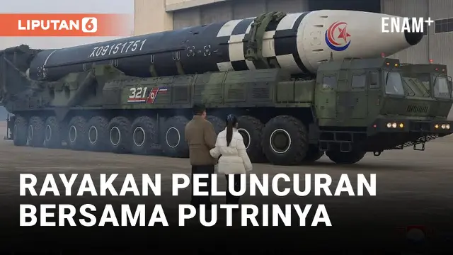 Kim Jong Un Rayakan Peluncuran Satelit Mata-Mata ke Orbit Bersama Putrinya