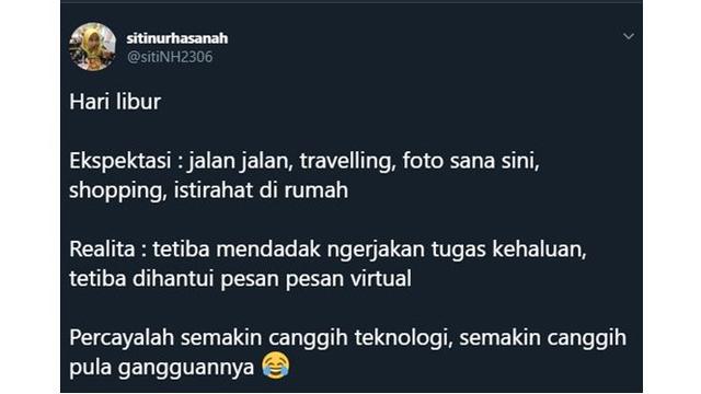 Harapan dan Realita Saat Hari Libur Ala Netizen Ini Benar Adanya, Pernah Ngalamin?