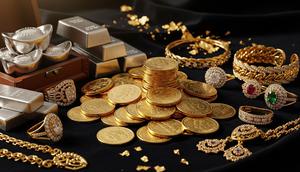 Ilustrasi Investasi Emas Perhiasan dan Logam Mulia/Gemini AI