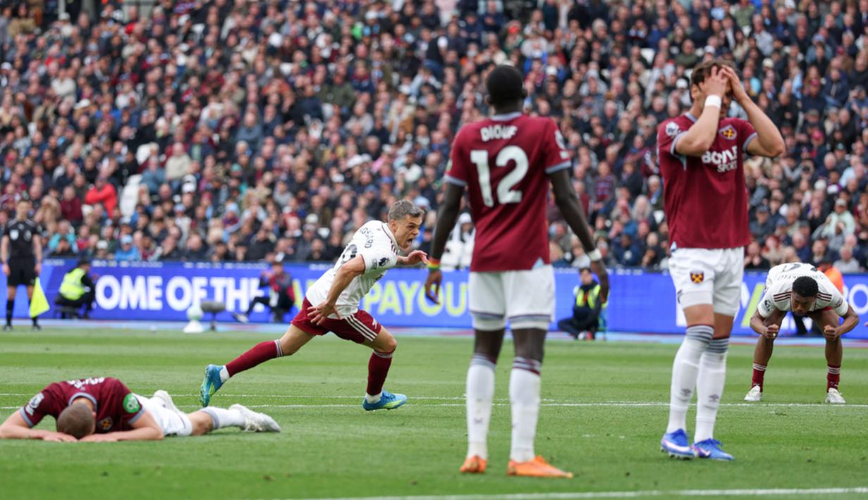 Gol tunggal kemenangan dicetak oleh Leandro Trossard pada babak kedua. (AP Photo/Ian Walton)