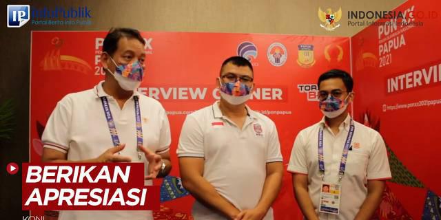 VIDEO: Sekjen KONI Apresiasi Fasilitas Media Center Kominfo di PON XX Papua