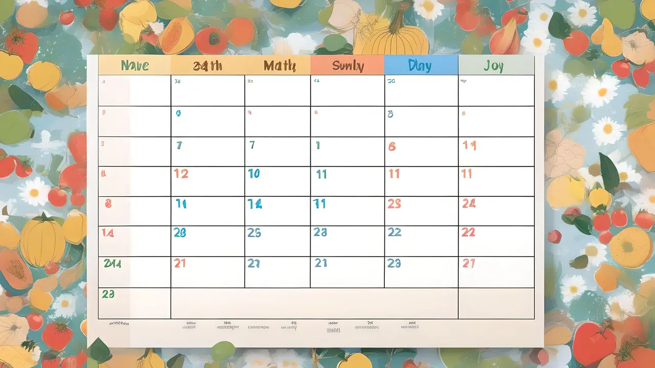 ilustrasi kalender (Foto By AI)