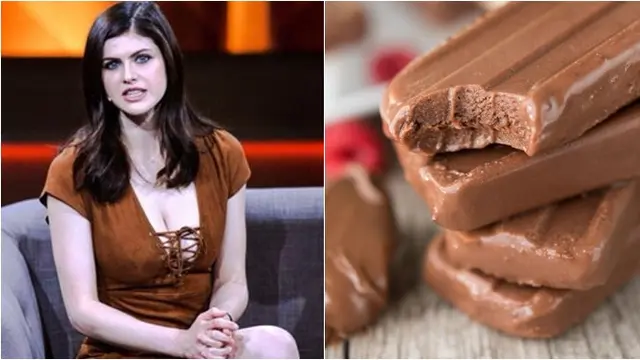 Cocoklogi Alexandra Daddario sebagai es krim stik