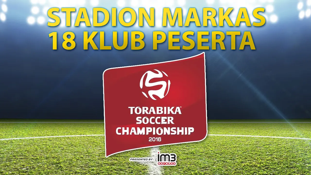 Stadion Markas 18 Klub Peserta Torabika Soccer Championship 2016 Presented by IM3 Ooredoo (Bola.com/Samsul Hadi)
