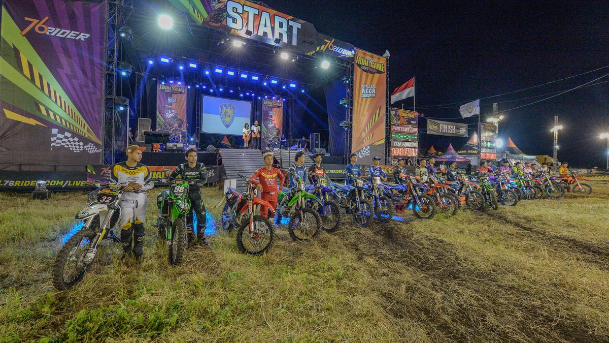 Pertarungan Panas Dua Rider Nasional Zidane dan Asep Lukman Bakal Bikin Sengit Putaran Final Trial Game Dirt 2025