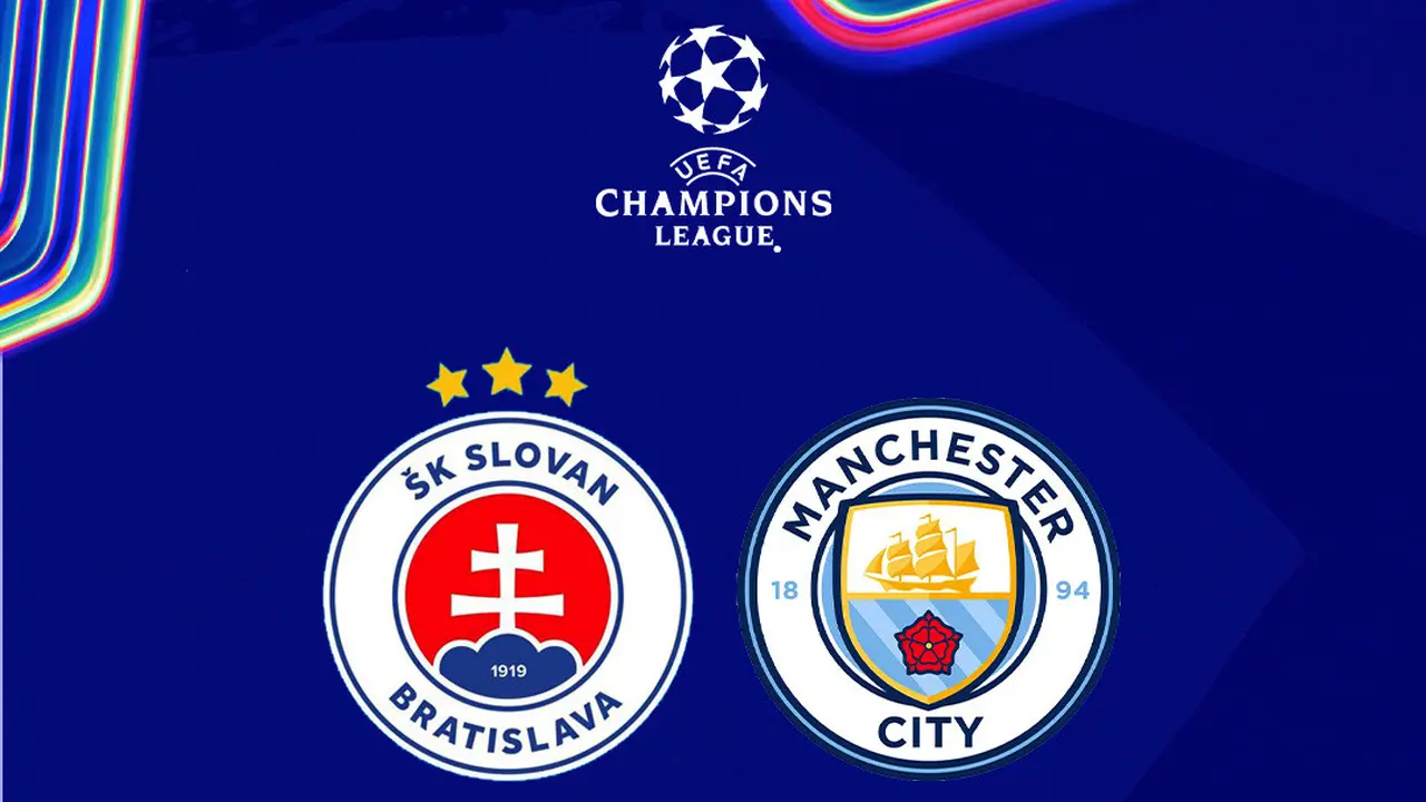 Liga Champions - Slovan Vs Man City