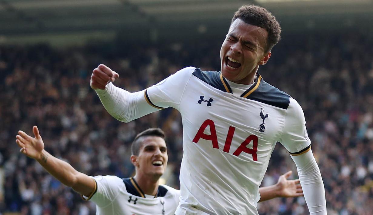 Tottenham secara mengejutkan mampu mengalahkan Manchester City. Kemenangan 2-0 ini mengantar klub London tersebut memepet City hanya dengan selisih satu poin. (Reuters/Eddie Keogh)