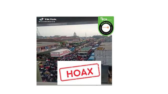 Cek Fakta video kemacetan saat mudik