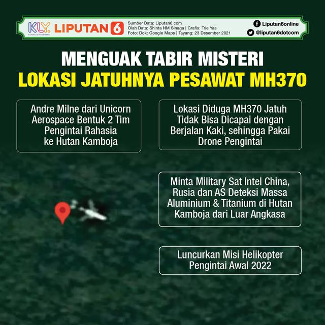 Infografis Menguak Tabir Misteri Lokasi Jatuhnya Pesawat MH370