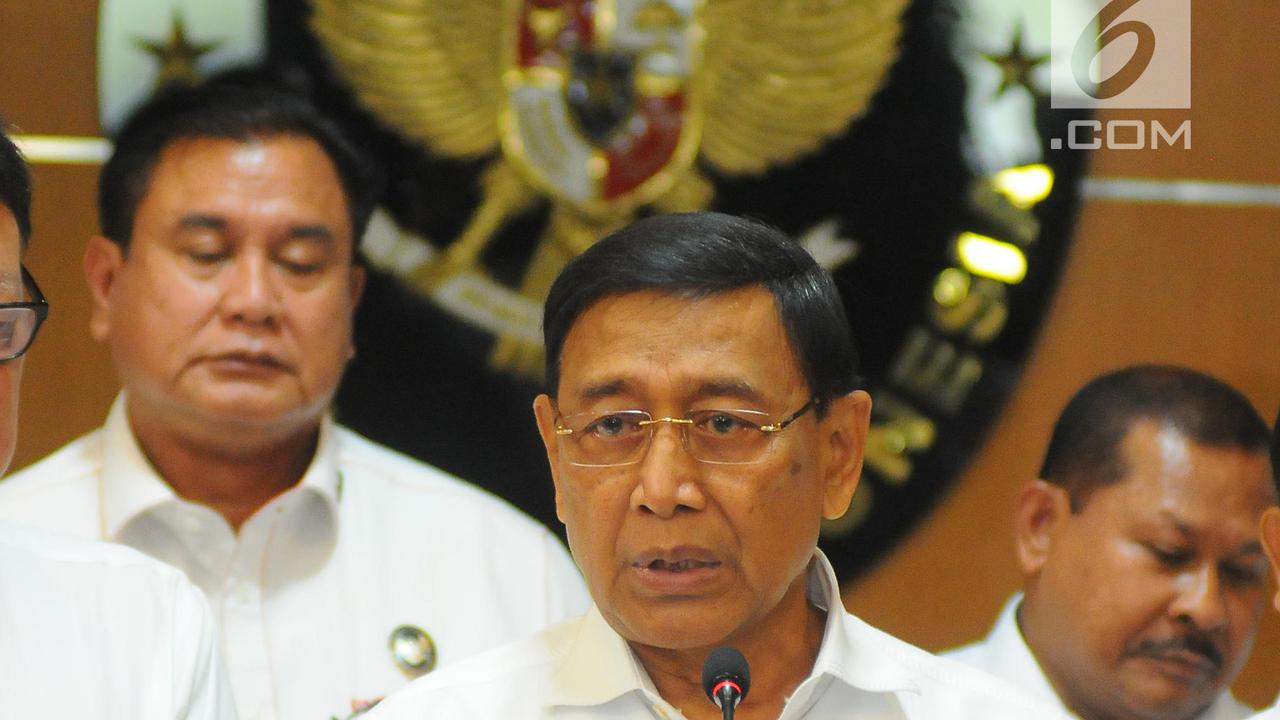 Wiranto Beri Penjelasan Soal Keamanan Pasca Pemilu 2019