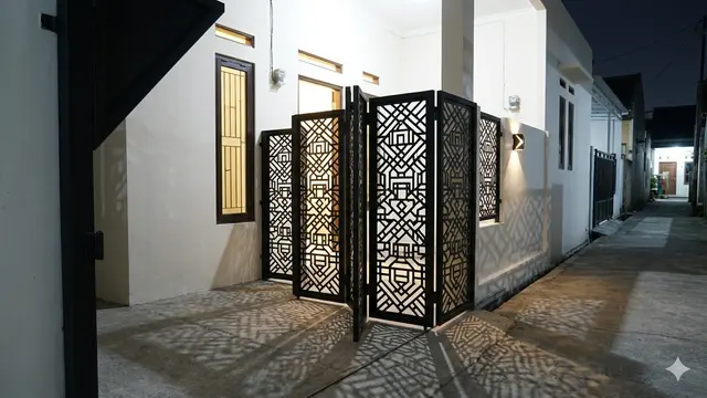 Model Pagar Rumah untuk Jalan Gang Sempit
