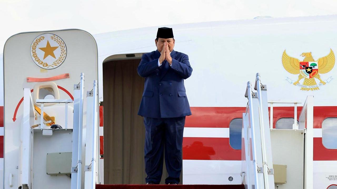 Presiden Prabowo Subianto menyelesaikan rangkaian kunjungan kerjanya ke sejumlah negara di Timur Tengah dan Turkiye, Senin 14 April 2025 (Biro Pers Sekretariat Presiden)