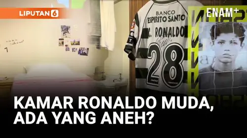 VIDEO: Begini Kamar Mega Bintang Ronaldo di Masa Muda