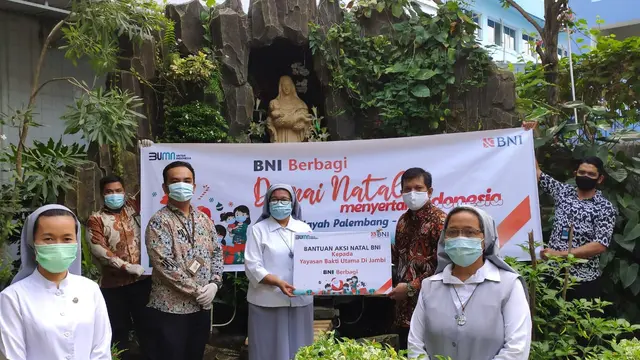 BNI Berbagi Damai Natal Menyertai Indonesia.