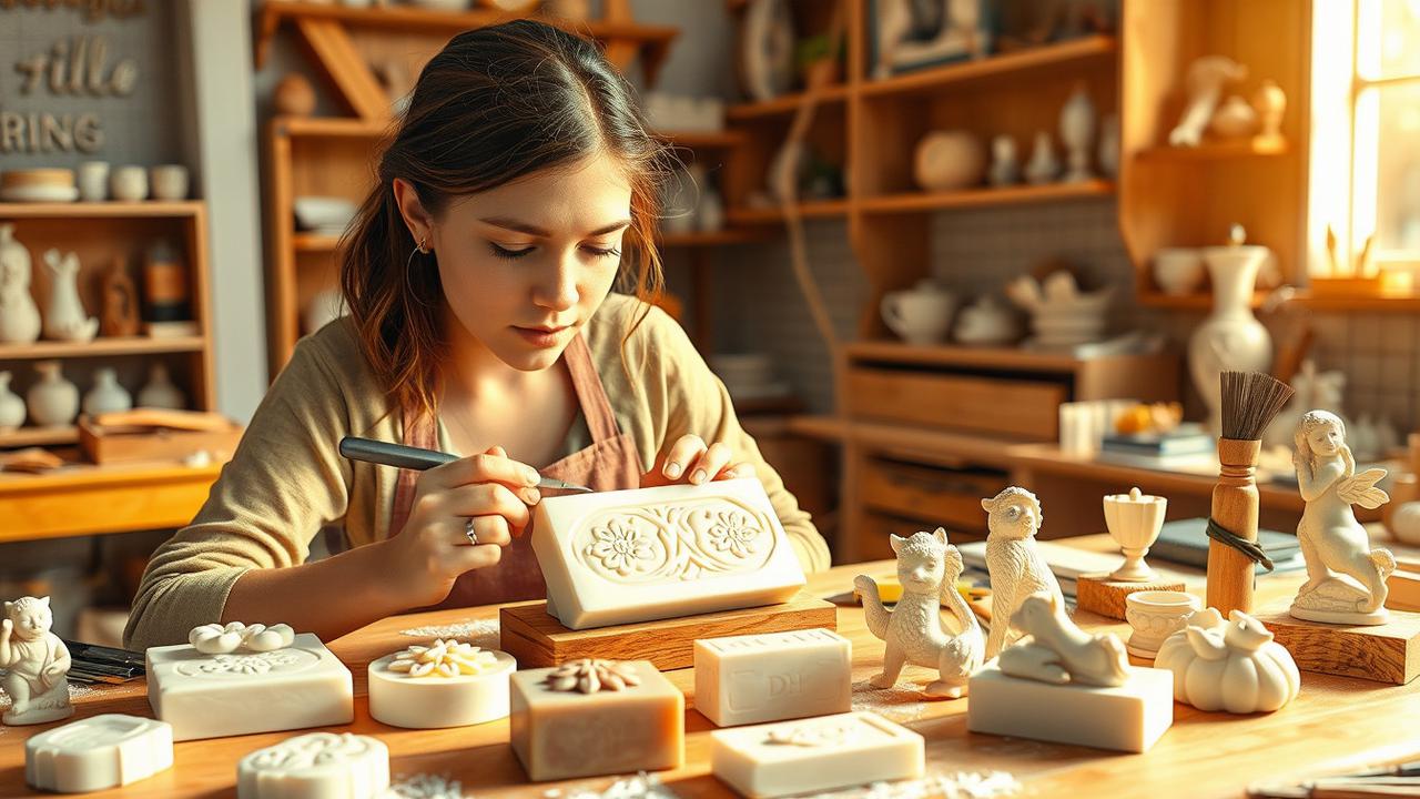 cara membuat kerajinan dari sabun