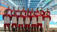 Tim nasional polo air Indonesia meraih gelar juara pada kejuaraan dunia yang berlangsung di Taipei. (dok. PB PRSI)