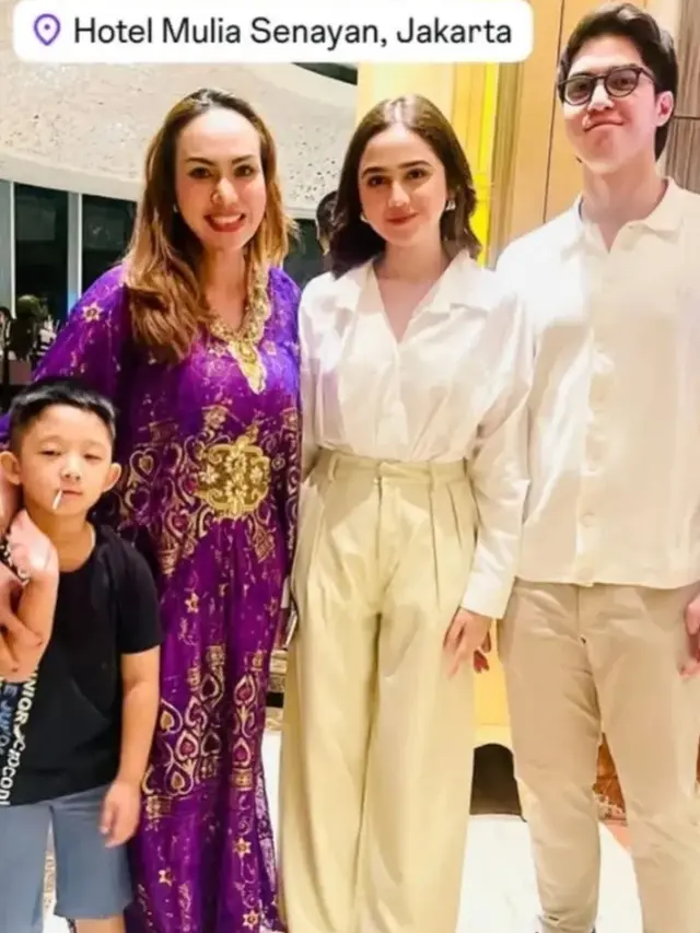 Gaya Syifa Hadju Rayakan Ulang Tahun Sang Ayah, Tampil Serasi dengan El Rumi