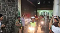 Pelepasan anggota Balantas di kantor GP Ansor, Jakarta Pusat. (Liputan6.com/Putu Merta SP)