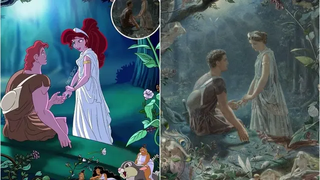 Terinspirasi Dari Sejarah Masa Lalu, Potret 7 Lukisan Mirip Tokoh Disney Ini Bikin Kagum