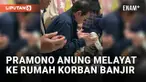 Pramono Anung Melayat ke Rumah Bocah Korban Banjir Kebon Baru