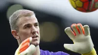 Joe Hart membeberkan alasan timnya gagal menang di Derby Manchester. (Reuters / Eddie Keogh)