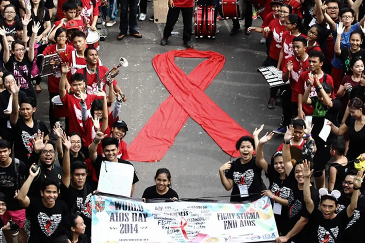 Ratusan Odha Bengkulu Gelar Aksi Turun Jalan di Hari AIDS Sedunia