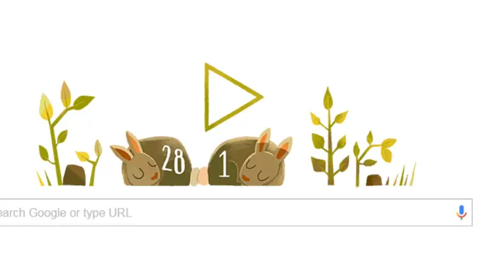 Google Doodle Tahun Kabisat 2016