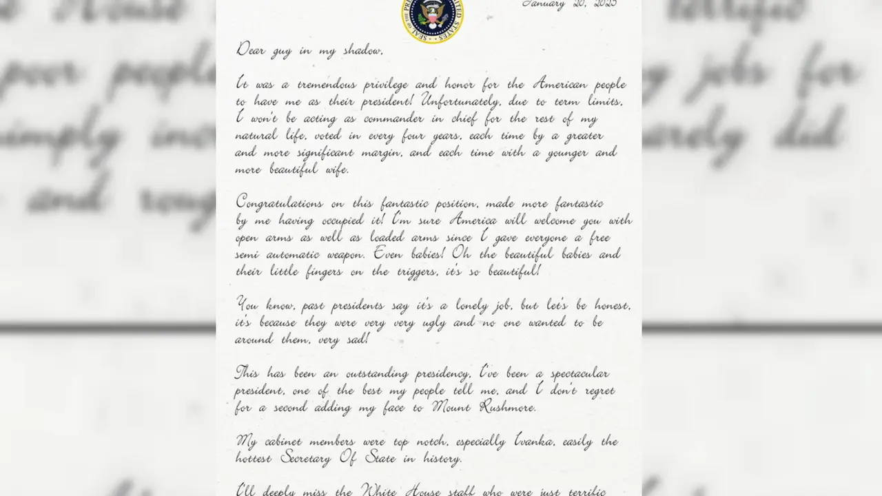 Donald Trump Siapkan Surat Perpisahan sebagai Presiden Pada 2025