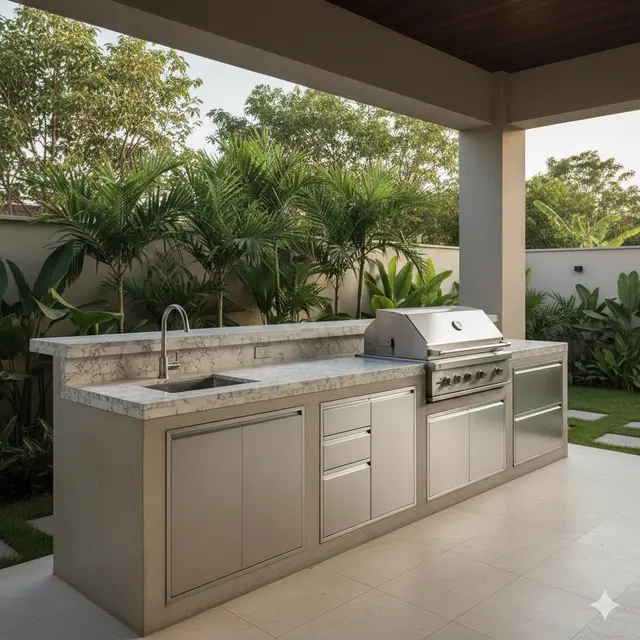 Model Kitchen Set Outdoor