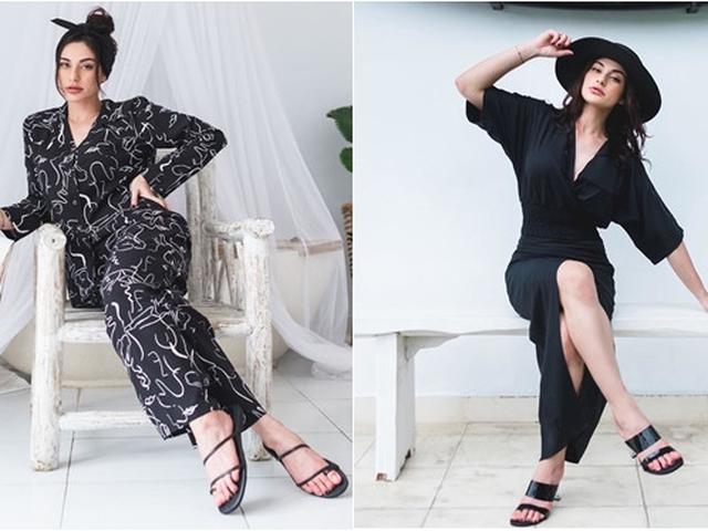 6 Gaya Kasual Nora Alexandra Kenakan Baju Berwarna Hitam Tampil Memukau Surabaya Liputan6 Com