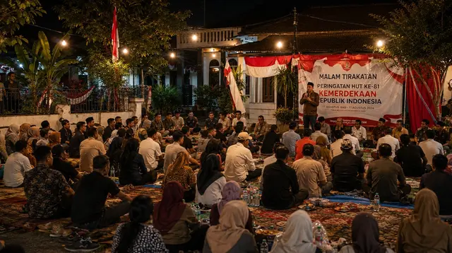 7 Contoh Sambutan Ketua RT Malam Tirakatan Kemerdekaan 17 Agustus 1945 HUT RI Ke-81 Singkat Bahasa Jawa