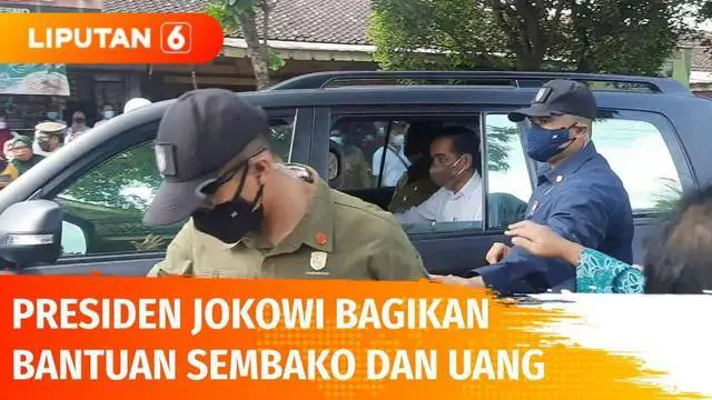 Presiden Joko Widodo melakukan kunjungan kerja di sejumlah daerah di Jawa Tengah. Kedatangan Presiden dinanti warga dan pedagang. Usai menyapa warga, Presiden menyerahkan bantuan langsung tunai dan paket sembako.