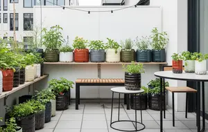 7 Inspirasi Teras Minimalis dengan Galon Bekas yang Disulap Jadi Urban Garden