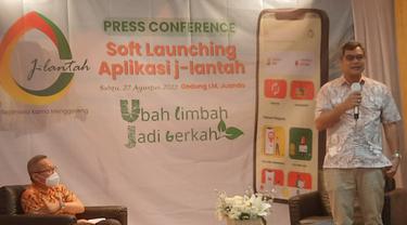 Press Conference Soft Launching Aplikasi J-lantah