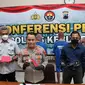 Konferensi pers pengungkapan kasus pembunuhan gadis belia di Kebumen, Jawa Tengah. (Foto: Liputan6.com/Polres Kebumen)