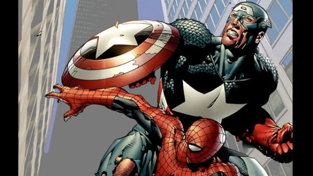 Captain America& Spider-Man