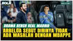 Alvaro Arbeloa menegaskan tidak bermasalah dengan Kylian Mbappe setelah mencadangkannya saat Real Madrid menang 2-0 atas Real Oviedo, Jumat (15/5/2026) dini hari WIB. Arbeloa menyebut keputusan itu demi kondisi Mbappe jelang laga berikutnya.