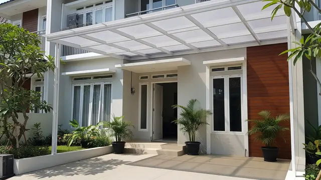 Ide Kanopi Teras Rumah Polycarbonate