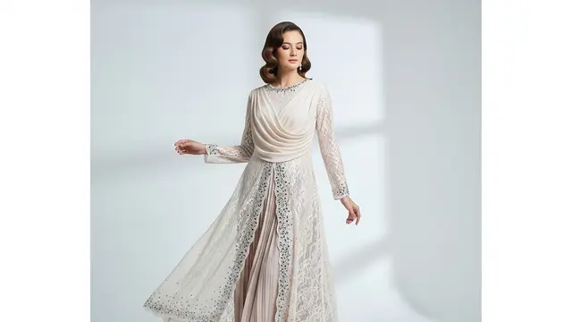 Atasan Tunic Panjang Belah Samping