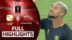 Berita video highlights Piala Presiden 2022, Barito Putera tahan imbang Madura United 1-1, Sabtu (25/6/22)