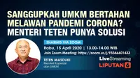 Tonton Live Streaming: Sanggupkah UMKM Bertahan Melawan Pandemi Corona?