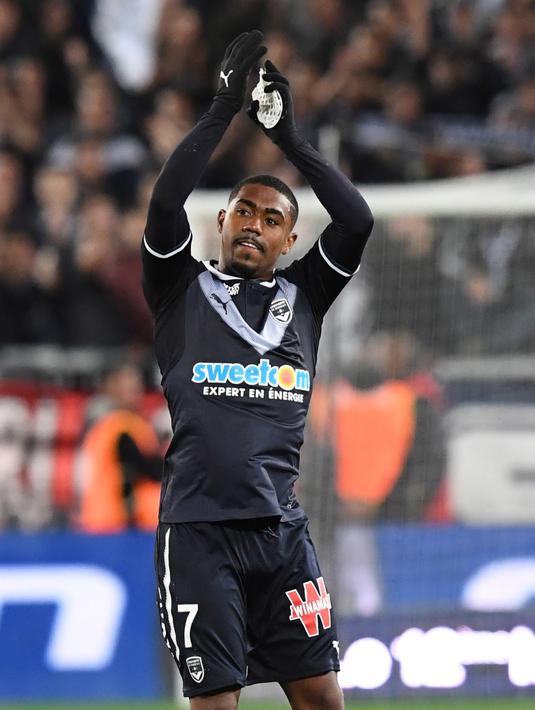 8. Malcom (Bordeaux) - Pemain yang masuk radar panas transfer musim ini. Penampilan apiknya mengundang banyak decak kagum dari kulb papan atas eropa. Sebanyak 79 peluang berhasil ia ciptakan musim ini bagi Bordeaux.(AFP/Mehdi Fedouach)
