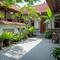 Halaman Rumah di Plester