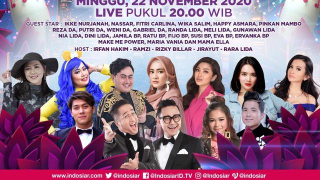 Live Streaming Indosiar Konser Semarak Indosiar Tayang Minggu 22 November 2020 Malam Showbiz Liputan6 Com