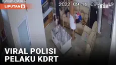 Viral Polisi Lakukan KDRT Pukuli Istri Didepan Anak