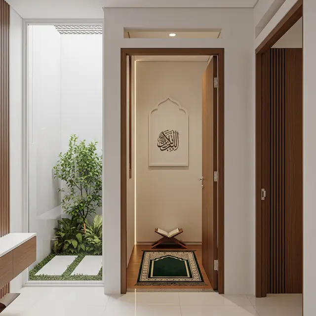 9 Desain Mushola Ukuran 1x1 di Dalam Rumah, Hadirkan Ketenangan Ibadah