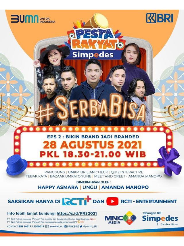 Ikuti Pesta Rakyat Simpedes 2021, Ada Talkshow UMKM hingga Penampilan Ungu Band