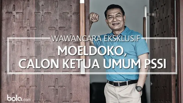 Video wawancara eksklusif profil Moeldoko, calon ketua umum PSSI, dengan Bola.com (part 1).