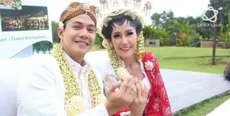 Resmi jadi pasangan suami istri, Ardina Rasti dan Arie Dwi Andhika masih tegang